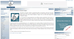 Desktop Screenshot of churchesinnigeria.com